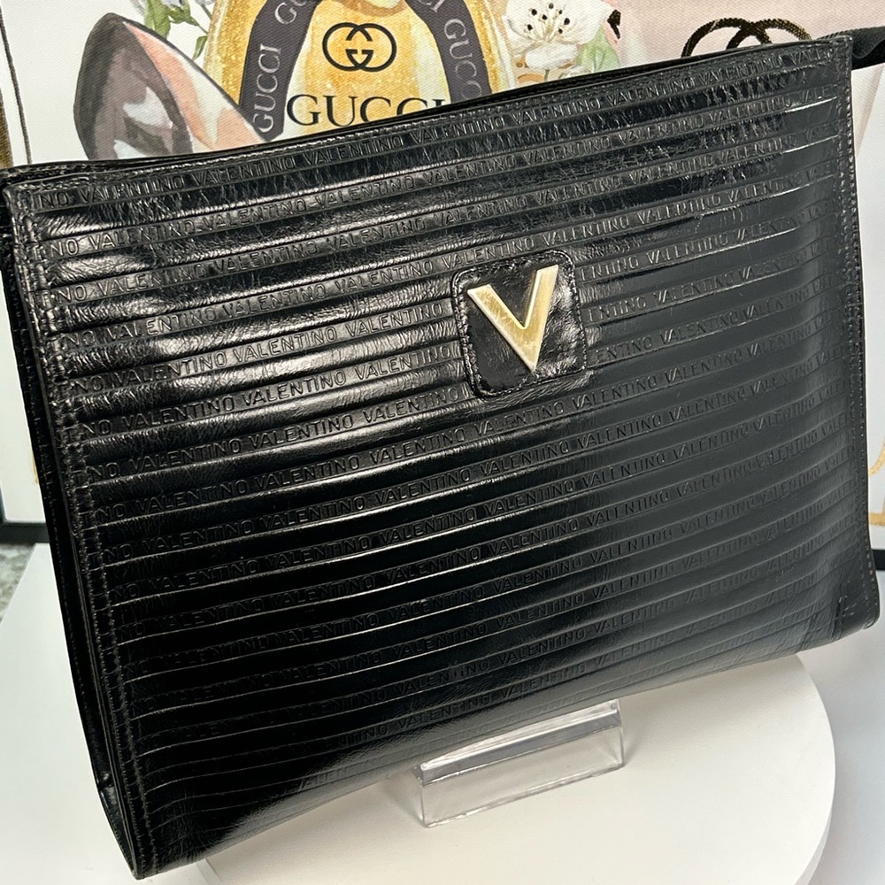Mario Valentino Leather Large Business Bag 😍🖤 - Picture 8 of 17